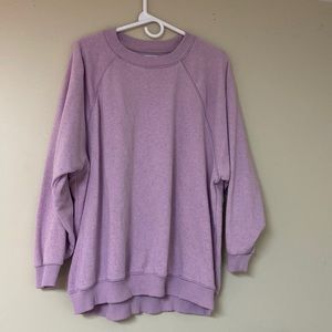 Oversized Pink American eagle crew neck